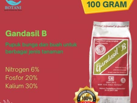 Kandungan Pupuk Gandasil B, Cara Menggunakan Dan Harganya